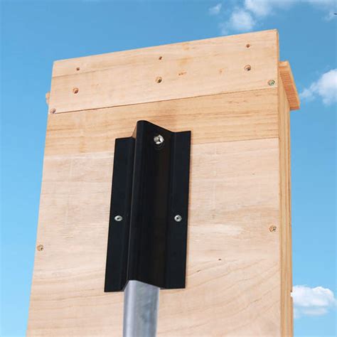 mount bat house metal pole|telescoping pole for bat house.